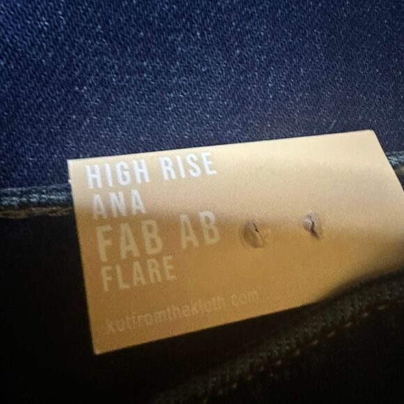 NWT Kut from the Kloth high rise Ana fab ab flare 16w - Picture 3 of 14